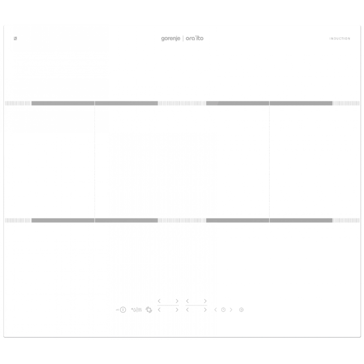 GORENJE 歌爾 IT646ORAW 白色 4頭嵌入式電磁爐 | Ora-Ïto設計 | AreaFlex橋接